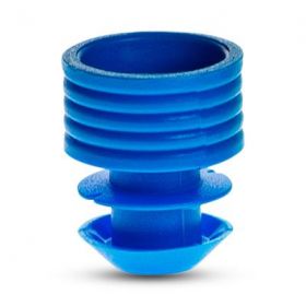 Flange Plug Cap, Polyethylene, 12 mm, Blue