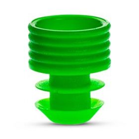 Flange Plug Cap, Polyethylene, 12 mm, Green