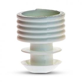 Flange Plug Cap, Polyethylene, 12 mm, White