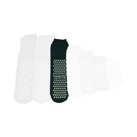Fall Management Slipper Socks, All Around Tread, 1 Pair, Dark Green, Size 2XL