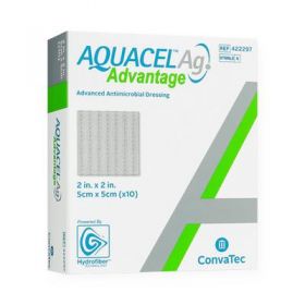 Aquacel Ag Advantage Hydrofiber Dressings, 2" x 2"