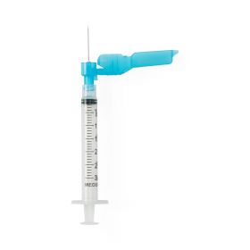 Safety Syringe with Needle, 23G x 1, 3mL