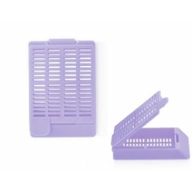 Embedding Cassette, Hinged Lid, Lilac