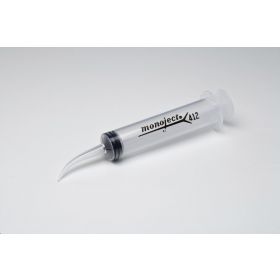 Irrigation Syringe, Ungraduated Curved Tip, 12 mL
