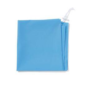 Drawcord Bag, Light Blue, 40" x 40", 2.5 Mil