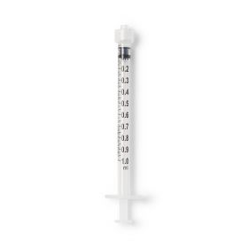 Sterile Luer Lock Syringe, 1 mL