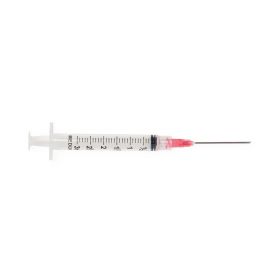 Syringe with Blunt Needle and Luer Lock Connector, 18G x 1.5" L, 3 mL