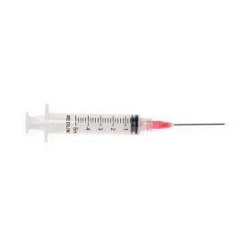 Syringe with Blunt Needle and Luer Lock Connector, 18G x 1.5" L, 5 mL
