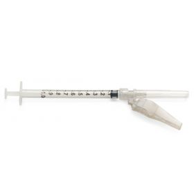 1 mL Syringe with 27G x 0.5" Safety Needle
