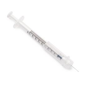 Safety Insulin Syringe with Needle, 0.5 mL, 29G x 0.5"