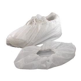 Co-Polymer Shoe Cover, White, Size L