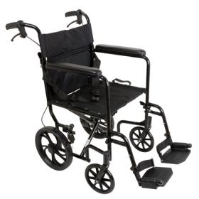 ProBasics Aluminum Transport Chair, 12" Wheels