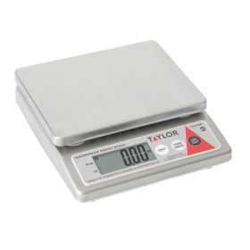Taylor TE10CSW Water Resistant Compact Scale-10 lb/5000 g Capacity