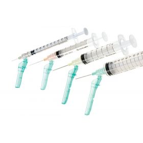3 cc Syringe with 25G x 1" Safety Needle