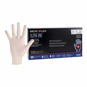 Gloves Exam Ultra One Powder-Free Latex X-Large Natural 50/Bx, 10 BX/CA, UL-315-XLBX