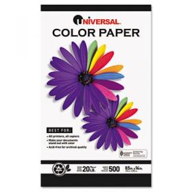 Deluxe Colored Copy Paper, 20 lb., 8-1/2" x 11", Canary