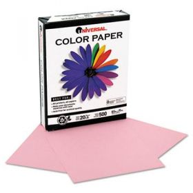Deluxe Colored Copy Paper, 20 lb., 8-1/2" x 11", Pink