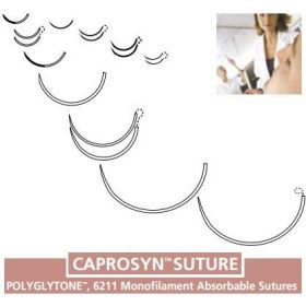 Caprosyn Suture, 2/0, 30", Undyed, GS-21