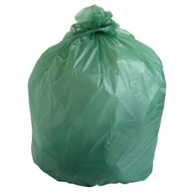 Biodegradable Bag, Green, 33" x 45"