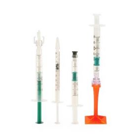 GASLYTE ABG Aspirator Needleless Syringe Kit with 3 mL Syringe, Luer Slip, 7.9 I. U. Lithium Heparin