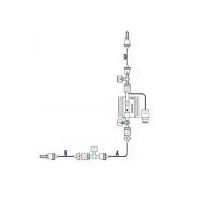 TruWave Disposable Pressure Transducer with Bonded 1-Way Shutoff Stopcock, Vent Stopcock/