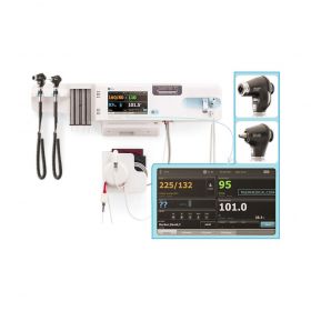 Connex Integrated Wall System Model 85, Nellcor SpO2/SureTemp Plus Oral Temp / No Ear Temp / MacroView Plus for iExaminer + PanOptic Plus Ophthalmoscope