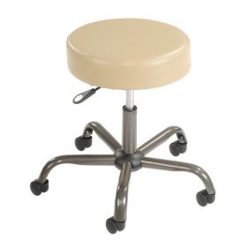 Interion Antimicrobial Vinyl Medical Stool, Beige
