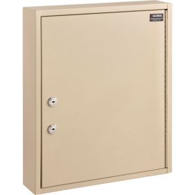 Global Industrial Medical Security Cabinet w/Double Key Locks, 14"Wx3-1/8"Dx17-1/8"H, Beige