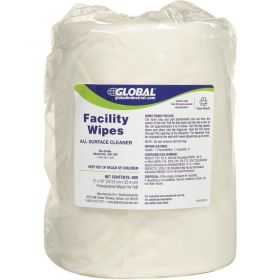 Global industrial facility wipes, 800 wipes/refill roll, 2 refills/case