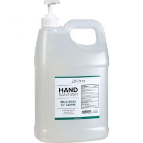 Alcohol gel hand sanitizer - gallon bottle w/ one pump, lavender scent - 4 bottles/case - wc-30008
