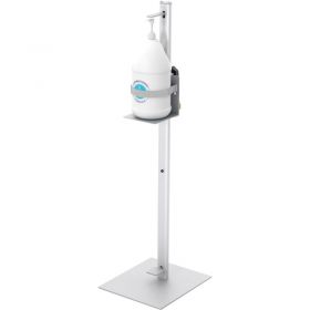 Global industrial foot operated hand sanitizer dispenser - for use with gallon bottles w/ pump