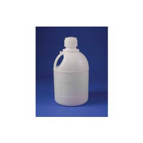 Bel-Art Carboy with Handle and Screw Cap 10795-0000, HDPE, 20 Liters, 83mm Closure, 1/PK