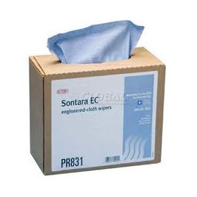 Dupont sontara ec medium duty/low lint wipes, 9"x16-1/2", 100/box, 8 boxes/case, m-pr831