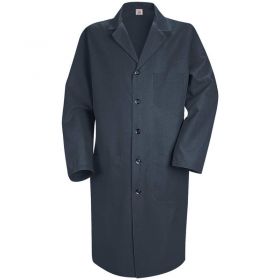 Red Kap Men's Lab Coat,Navy,Poly/Combed Cotton,Regular,50"