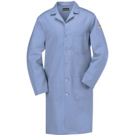 Bulwark  Unisex Excel Flame-Resistant Lab Coat,7 oz.,Light Blue,Cotton,2XL