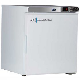 ABS Premier Countertop Freestanding Refrigerator, 1 Cu. Ft., Solid Door