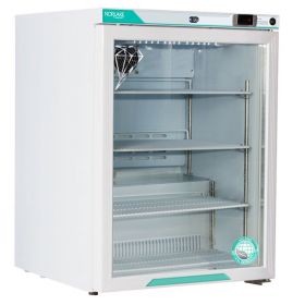 Nor-Lake White Diamond Series Freestanding Undercounter Refrigerator, Glass Door, 5.2 Cu.Ft.
