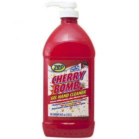 Zep Commercial Cherry Bomb Hand Cleaner - 48 oz. Bottle, 4/Case - ZUCBHC484