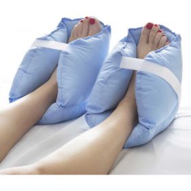 DMI Soft Comforting Heel Protector Pillows,Blue,1 Pair