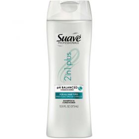 Diversey Suave Shampoo Plus Conditioner, 12.6 oz Bottle, 6 Bottles/Case - CB737964