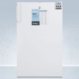 Summit FF511LMEDADA ADA Compliant 20" Wide Counter Height Medical All-Refrigerator, 4.1 Cu.Ft.