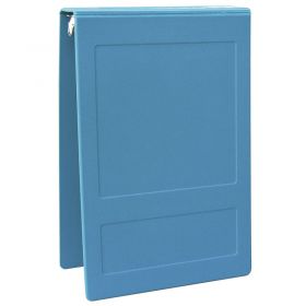 Omnimed 2-1/2" Molded Ring Binder, 3-Ring, Top Open, Holds 450 Sheets, Aqua