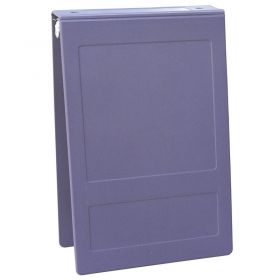 Omnimed 2-1/2" Molded Ring Binder, 3-Ring, Top Open, Holds 450 Sheets, Lilac