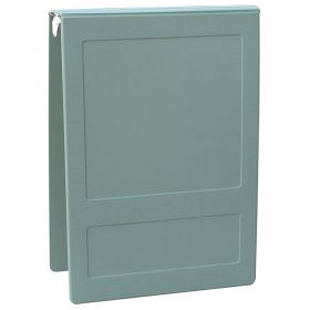 Omnimed 2-1/2" Molded Ring Binder, 3-Ring, Top Open, Holds 450 Sheets, Seafoam Green