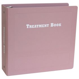 Omnimed 2-1/2" Treatment Book Binder, Side Open, Mauve
