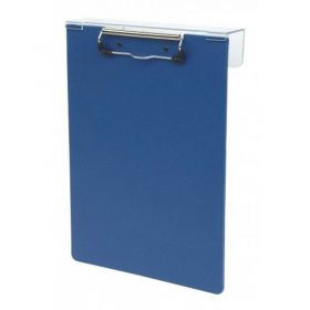 Omnimed Poly Overbed Clipboard, 9"W x 12-7/8"H, Blue