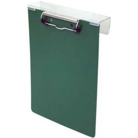 Omnimed Poly Overbed Clipboard, 9"W x 12-7/8"H, Forest Green