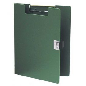 Omnimed Standard Covered Poly Clipboard, 10"W x 13"H, Forest Green