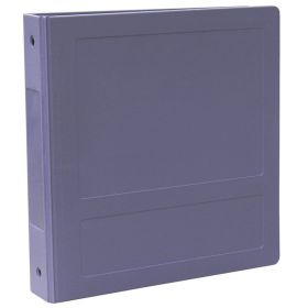 Omnimed 1-1/2" Molded Ring Binder, 3-Ring, Side Open, Holds 300 Sheets, Lilac