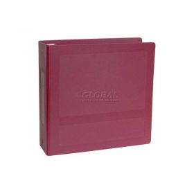 Omnimed 1" Antimicrobial Binder, 3-Ring, Side Open, Holds 250 Sheets, Burgundy